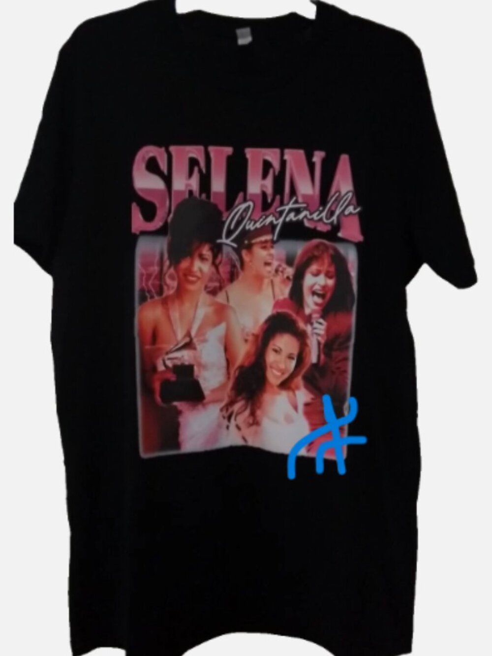 Selena Graphic Print TShirt Black Large